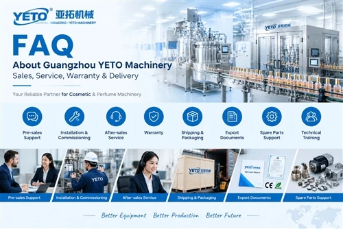 Pogosta vprašanja o strojih Guangzhou YETO – prodaja, servis, garancija in do...